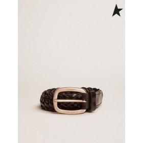 황금알을 낳는 거위 검정 가죽 블랙 벨트