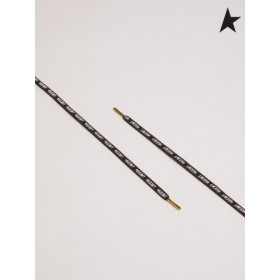 Traper vezice Golden Goose s bijelim кружевным ispis bijele boje