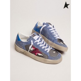 Tenisice Golden Goose od trapera LAB traper Stardan ograničene serije fuksija star fuchsia plava