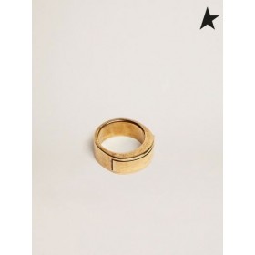 Kolekcionarska prsten Golden Goose Messages Jewelmates boje starog zlata sa skrivenim porukom zlatne boje