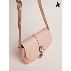 Torba za rodeo Golden Goose Medium od кварцево-ružičaste kože ružičaste boje