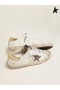 Golden Goose Vit Super-Star sneakers med leopard-print star vit leopard