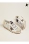 Golden Goose Vit Super-Star sneakers med leopard-print star vit leopard