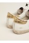 Golden Goose Vit Super-Star sneakers med leopard-print star vit leopard