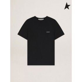 Golden Goose Svart T-shirt Spel EDT Capsule collection med kontrasterande svart logo