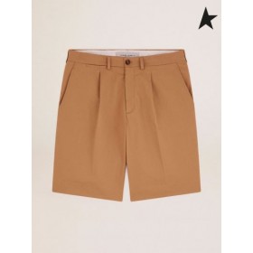 Golden Goose Golden collection Bermuda shorts i beige bomull Beige