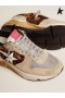Golden Goose Sole LTD leopar desenli midilli derili ve fileli süet spor ayakkabı leopar beyazı