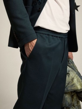 Altın Kaz Koyu deniz mavisi Yolculuk koleksiyonu Luke pantolon koyu deniz mavisi