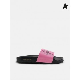 Altın Kaz siyahı Poolstars fuşya askılı spor ayakkabı fuşya siyahı