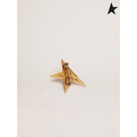 Altın Kaz Yıldız Jewelmates koleksiyonu broş eski altın rengi dekoratif kristaller ile altın rengi