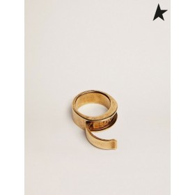 Altın Kaz Mesajları Jewelmates koleksiyonu yüzük eski altın rengi gizli mesaj altın rengi