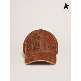 Sıkıntılı efektli Hayvan Desenli Altın Kaz Leopar desenli Yolculuk beyzbol şapkası koleksiyonu