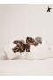 Golden Goose Purestar zapatillas con estampado de leopardo, ficha talón leopardo blanco