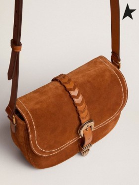 Golden Goose Medio de Rodeo de la Bolsa de ron de color gamuza Ron