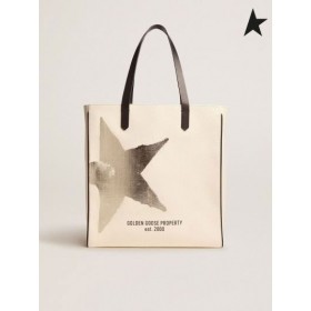 Golden Goose Norte-Sur de California de la Bolsa con la estrella de Oro de la impresión de café