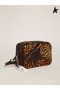 Golden Goose Star Bag in leopard-print pony skin leopard Black