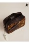 Golden Goose Star Bag in leopard-print pony skin leopard Black