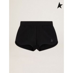 أوزة ذهبية الأسود ديانا نجمة جمع السراويل مع لهجة على لهجة نجوم على الجبهة الأسود