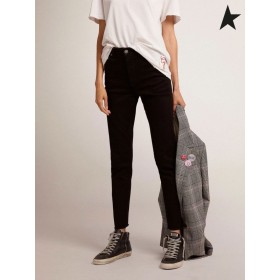 أوزة ذهبية أسود نحيل الجينز