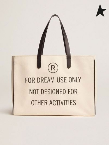 Golden Goose "For dream use only" East-West California Bag coffee