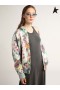 Golden Goose Rejse indsamling Erika bomber jakke med all-over tropiske print og pailletter grøn rød Flerfarvet