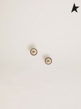 Golden Goose Arv Jewelmates samling stud øreringe i gamle guld farve hvid guld farve