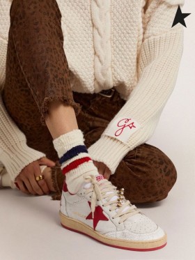 Golden Goose Arv Jewelmates samling lace-lås i gamle guld farve med dekorative perler hvid guld farve