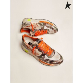 Golden Goose løbesko Eneste sneakers med multi-print øverste Flerfarvet rød