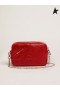 Golden Goose Mini Star Bag in rood lakleder met toon-op-toon rode sterren