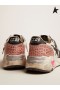 Golden Goose loopschoenen Enige sneakers in wit snake-print leer met contrasterende zwarte details zwart wit