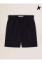 Golden Goose Gouden collectie Bermuda korte broek in donkerblauw wol donker blauw