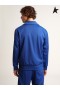 Golden Goose Licht blauw Denis Star collectie met rits sweatshirt met een witte strook en contrasterende lichtblauwe sterren lichtblauw