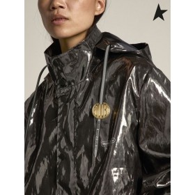 Golden Goose Spel EDT Capsule collectie windcheater in donker zilver kleur