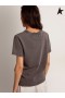 Golden Goose Golden collection T-paita antrasiitti harmaa ahdistunut hoito tumma harmaa