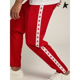 Golden Goose punainen sweatpants tähteä puolella| Kultainen Hanhi punainen