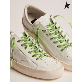 Golden Goose neon vihreä heijastava nauhat nauhoja tulostaa vihreä