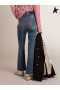 Golden Goose Golden collection recadrée jeans pattes avec un medium wash bleu