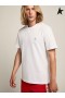 Golden Goose White Star de la collection de T-shirt avec une étoile en paillettes argentées sur le devant blanc