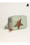 Golden Goose Sage Star Sac leopard-print pony peau étoile rouge