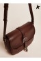Golden Goose Moyen Rodeo Sac brun foncé en cuir brun foncé