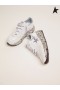Golden Goose Chaussures Semelle baskets avec zebra-sole impression et de cristaux d'argent blanc