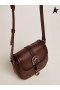 Golden Goose Petit Rodéo Sac brun foncé en cuir brun foncé