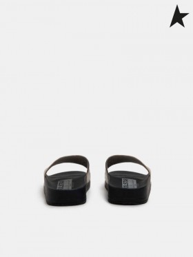 Golden Goose Poolstars baskets avec bracelet en or de couleur d'or noir