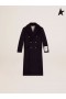 Golden Goose Golden collection double-breasted coat in dunkelblau Wolle mit gold-farbigen Wappen-Knöpfe dunkelblau