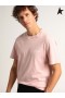 Golden Goose Lavender pink Star collection T-shirt mit weißem logo und Sterne-Lavendel rosa