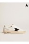 Golden Goose Stardan sneakers in white mesh with black suede star und weißem Leder Ferse tab weiß schwarz weiß