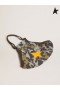 Golden Goose Camouflage goldene Gesichtsmaske mit orange-Sterne-Braun-grün-Tarnung
