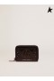 Golden Goose Star Compact wallet in Leder mit Nieten Skin Color / Skin Color