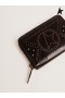 Golden Goose Star Compact wallet in Leder mit Nieten Skin Color / Skin Color