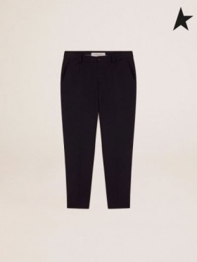 Golden Goose Golden Collection Milano Hose in dunkelblau Wolle dunkel blau